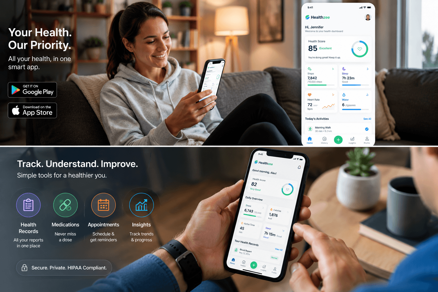 TrainerAid app across devices — plan, track, and improve